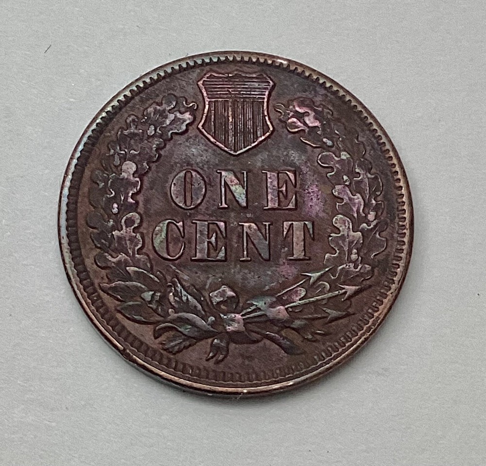 1886 Indian Head Cent Type 1 - Toned