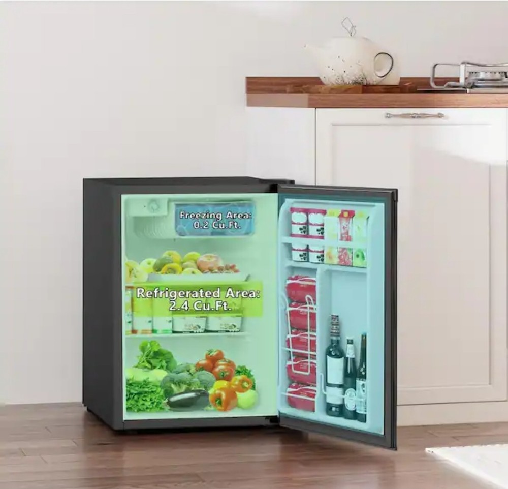 Mini Compact Refrigerator with Freezer, 2.6 Cu.Ft 58070RRE0