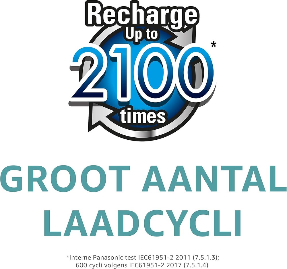 1x4 Panasonic Eneloop Micro AAA 750 mAh