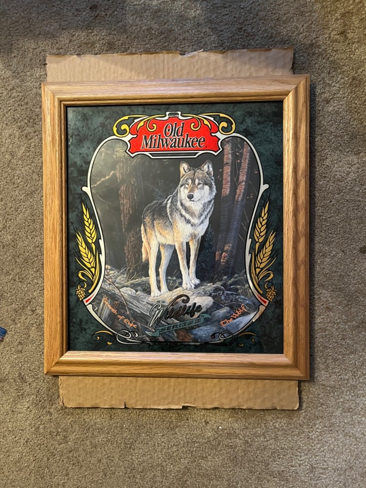 old milwaukee mirror wolf brand new