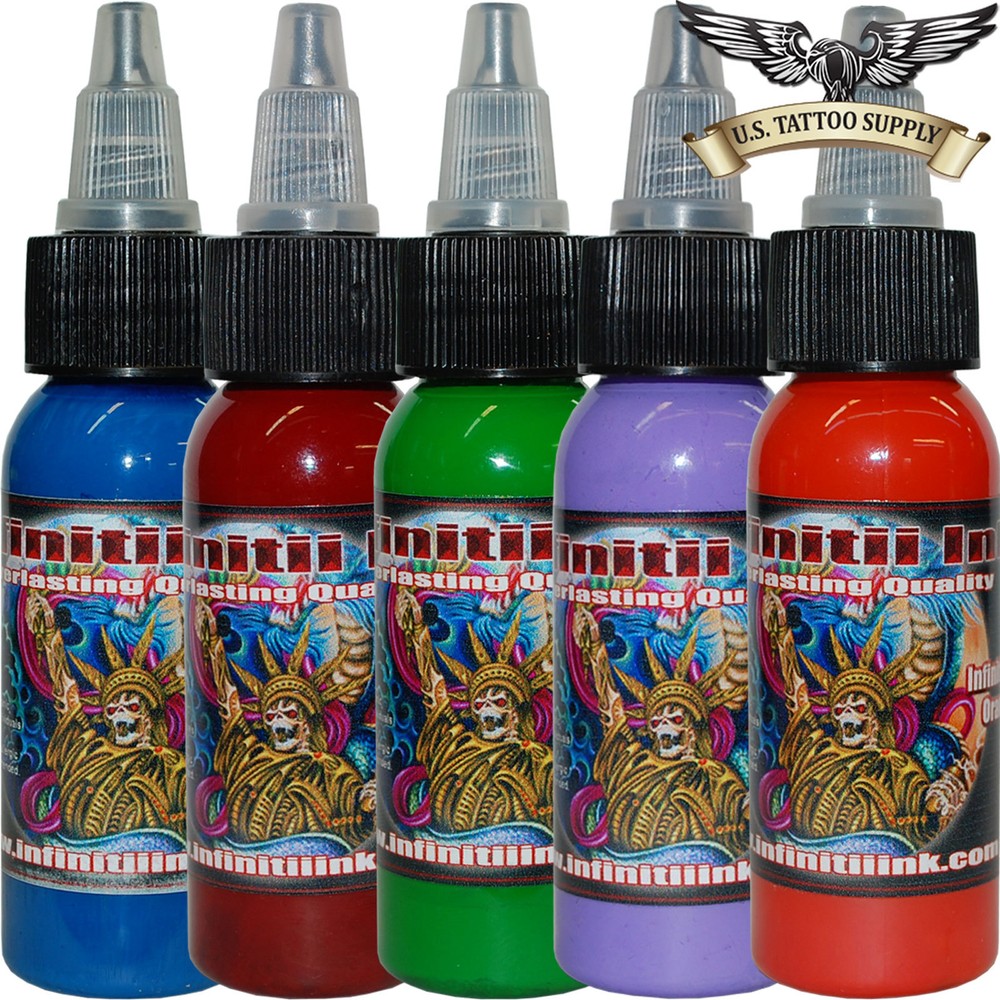Infinitii Tattoo Ink 1 oz 5 pcs Set #4
