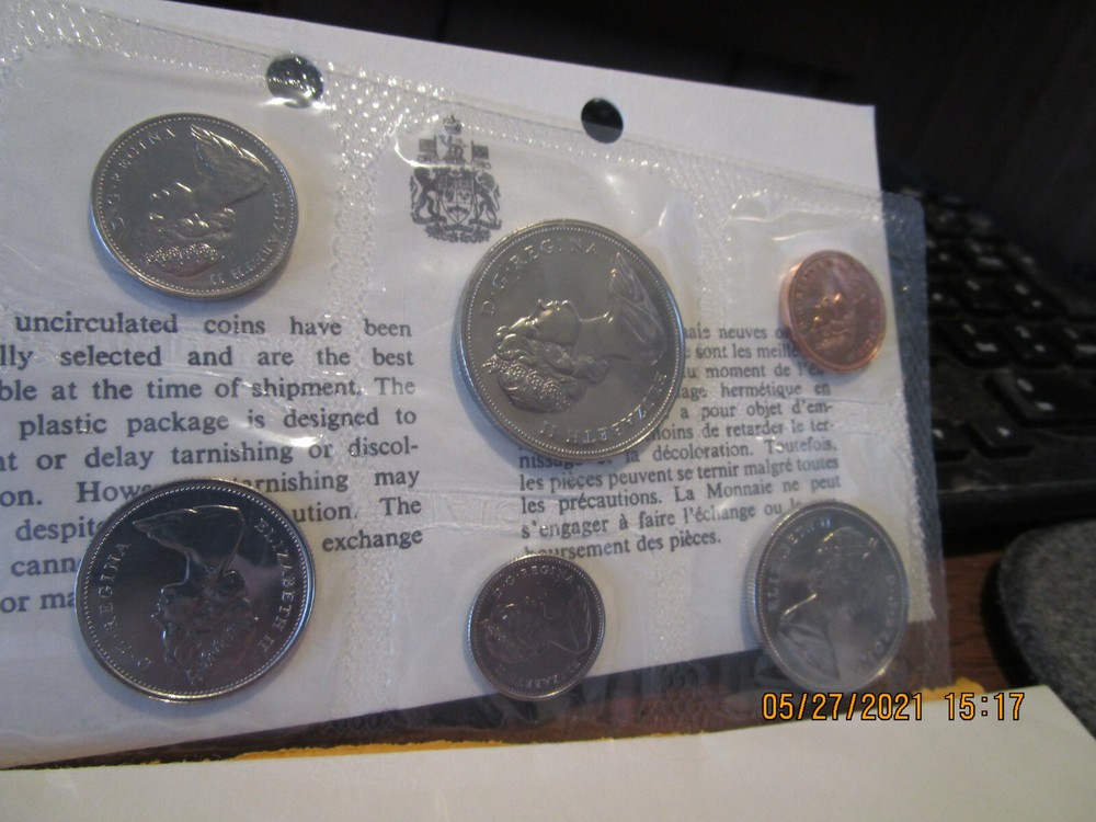 1972 Royal Canadian Mint Set +++++ (6)