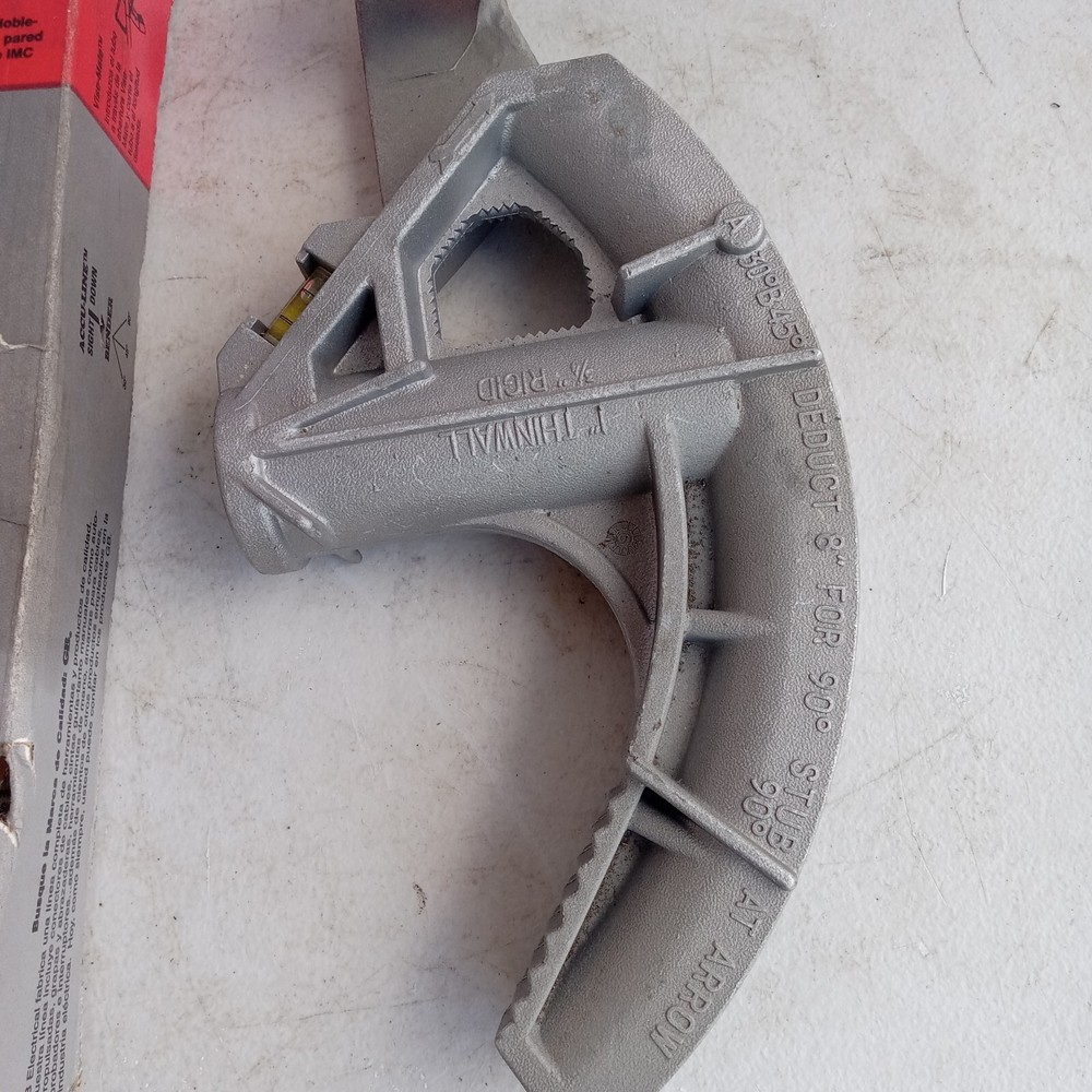 Gardner #932 Pipe Conduit Bender 1" Thinwall 3/4" Rigid, w/Level