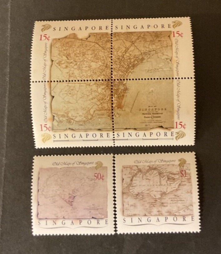 Singapore Scott #545-7 never hinged