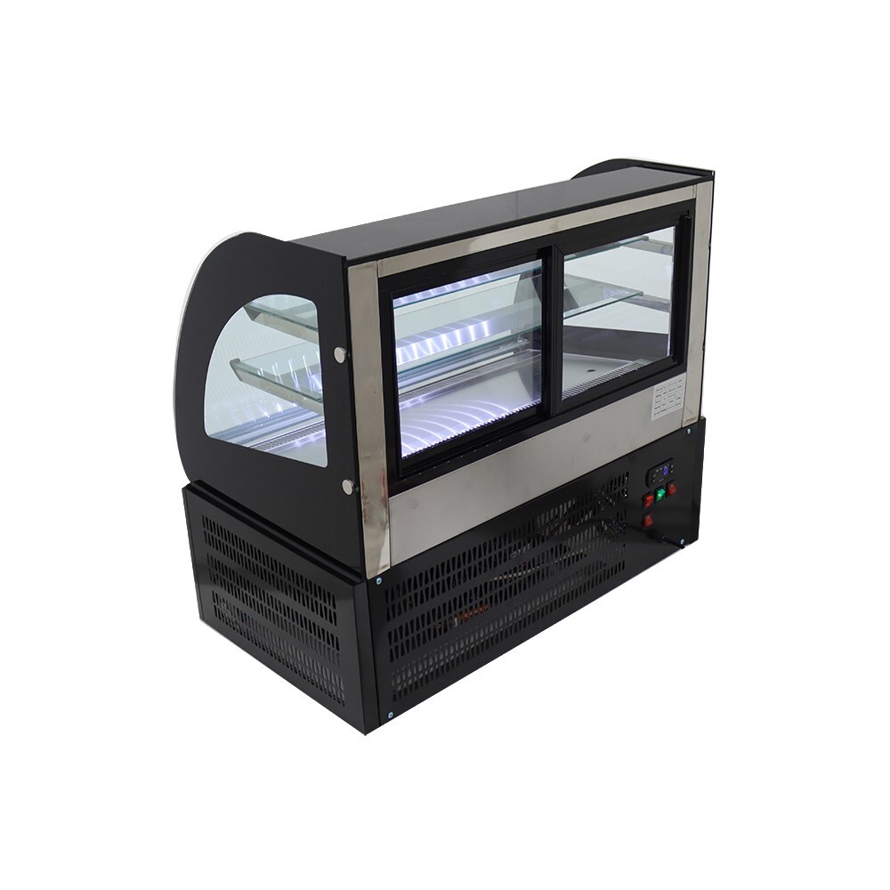 1 PC 35"Countertop Refrigerated Cake Showcase Bakery Cabinet w/Moisture Function