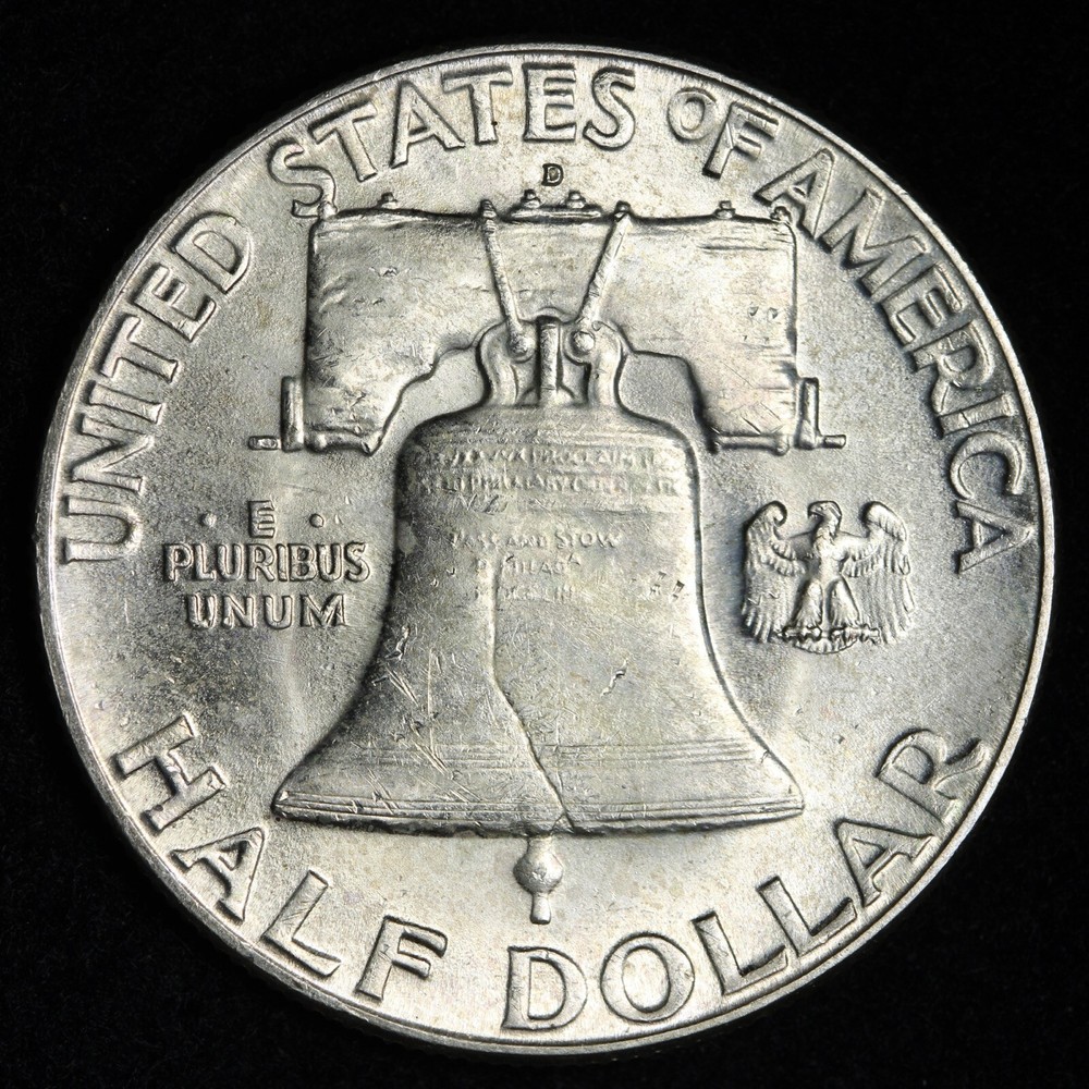 1948-D Franklin Silver Half Dollar BU *UNCIRCULATED* MS FSB E299 WCB