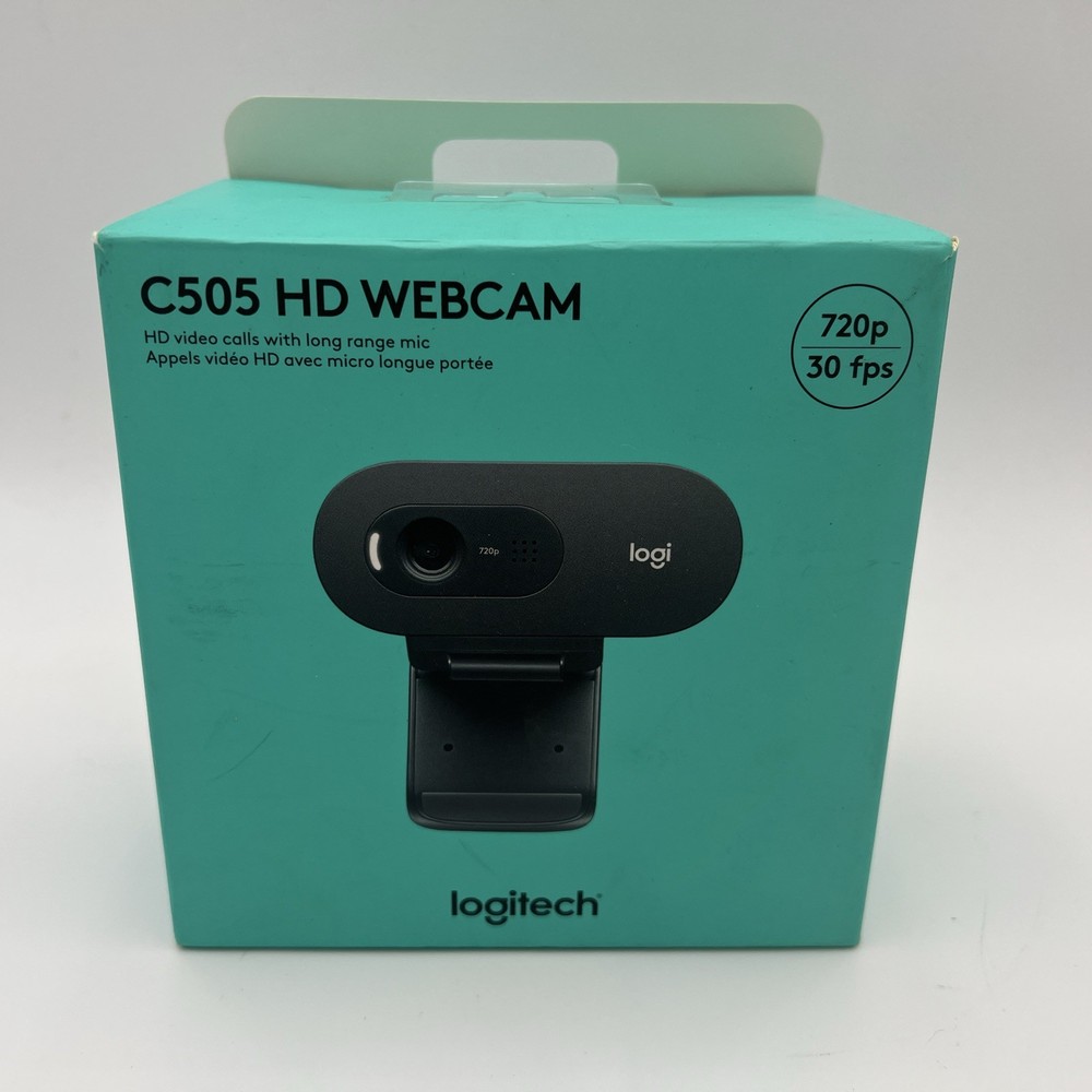 Logitech C505e HD 720p Business Webcam Black USB