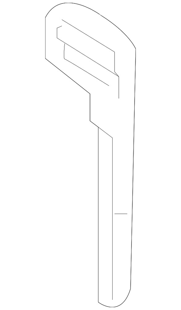 Genuine Mitsubishi Key 6370C158