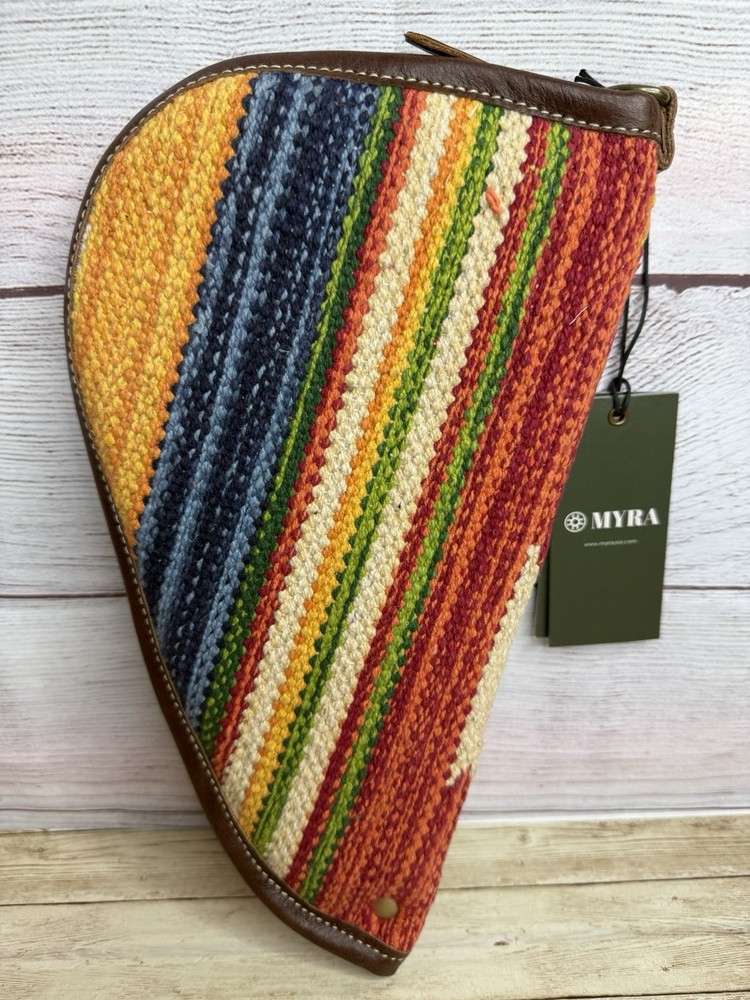 MYRA ~ LEATHER & RUG ~ PISTOL ~ CASE