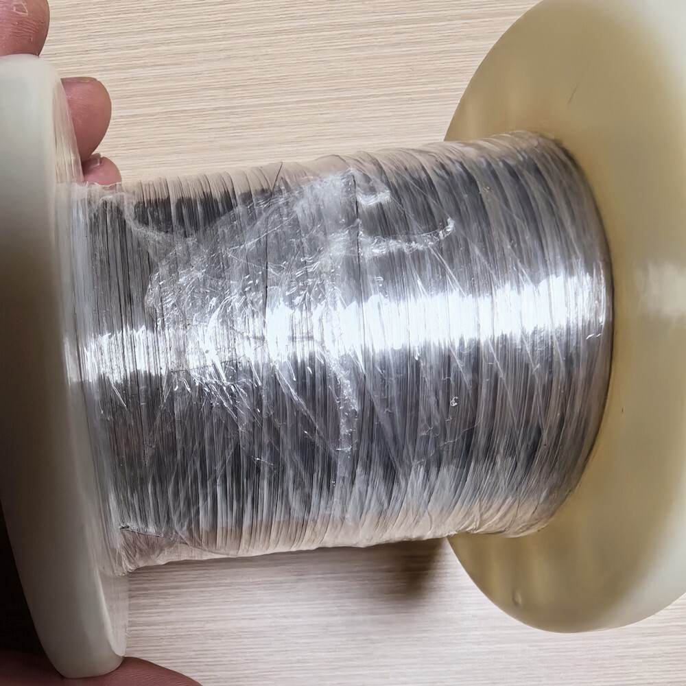 Violin bow --- plated silver wire on a spool netweight 500g