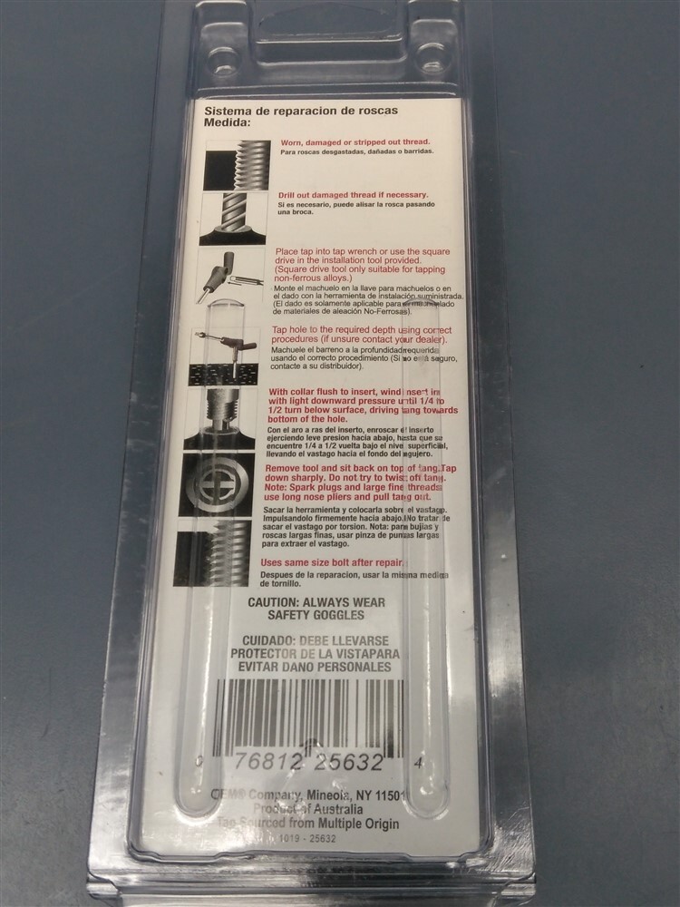 OEM Tools Fix-A-Thread Thread Repair System M10-1.5 Drill 10.4mm-13/32" 25632