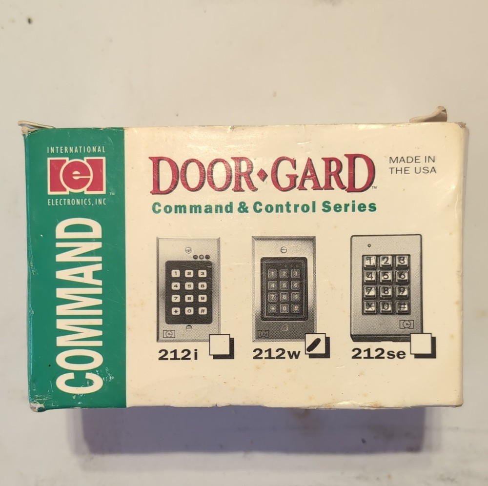International Electronics Door-Gard 212w Command & Control Security Keypad Silv…