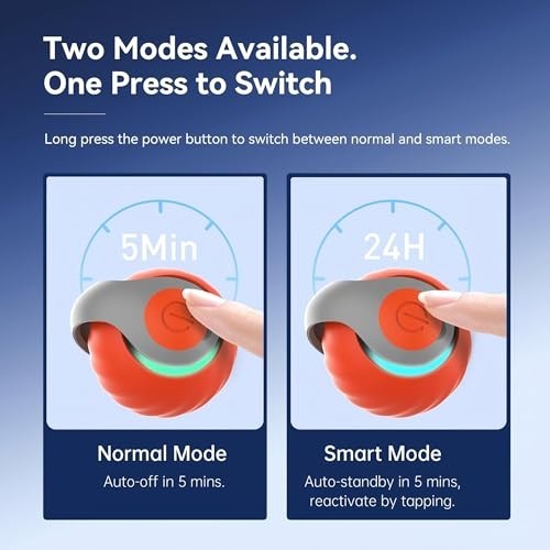 Upgraded Interactive Cat Toys 3.0 - Automatic Rollerball Pet Chaser (2 Pack)