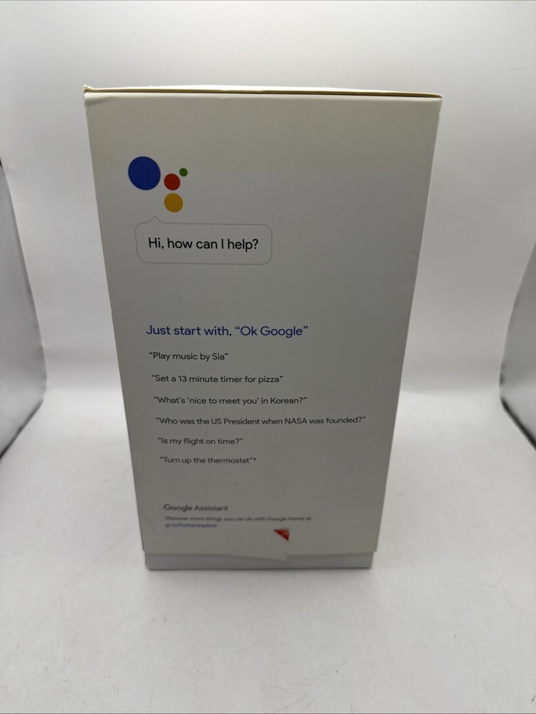 Google Home Voice- Activated Smart Assistant - New Unopened