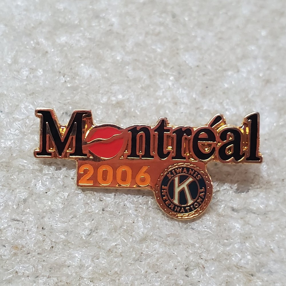 Kiwanis International Convention Montreal 2006 Pinback Button Canada Pin