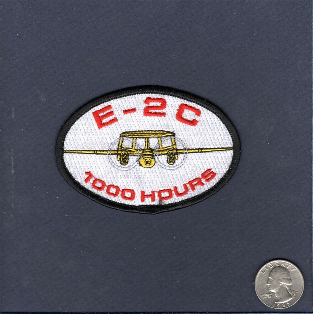 Original E-2C HAWKEYE 1000 Flight Hours US NAVY Grumman VAW Squadron Crew Patch