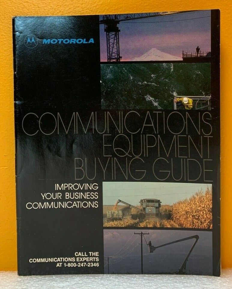 Motorola Communications Equipment Buying Guide (Catalog).