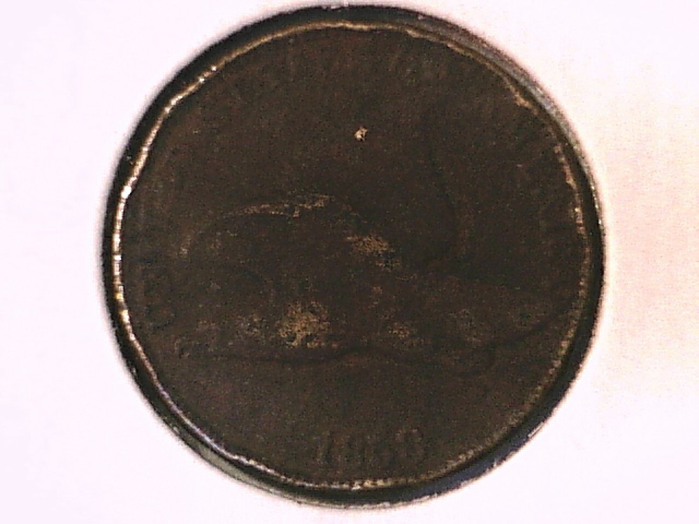 1858 Flying Eagle Cent Genuine Raw Ungraded 01336