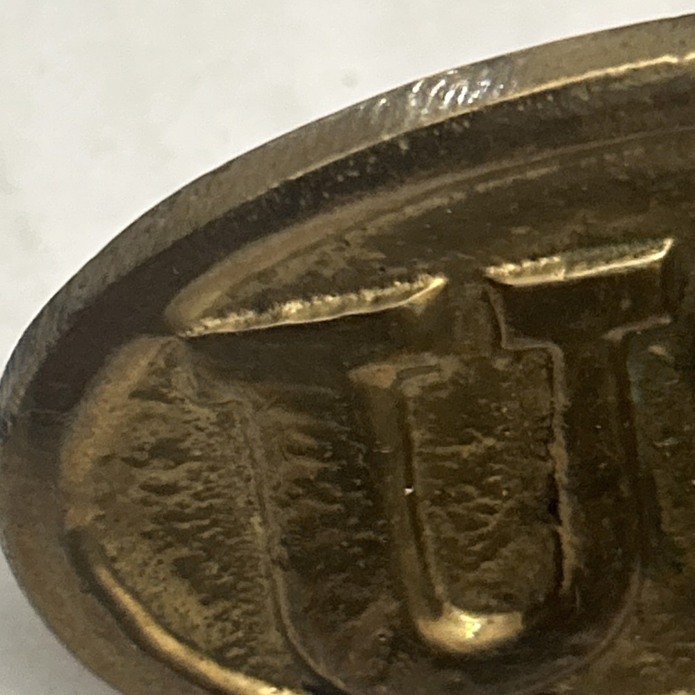 Vintage US Brass Belt Buckle