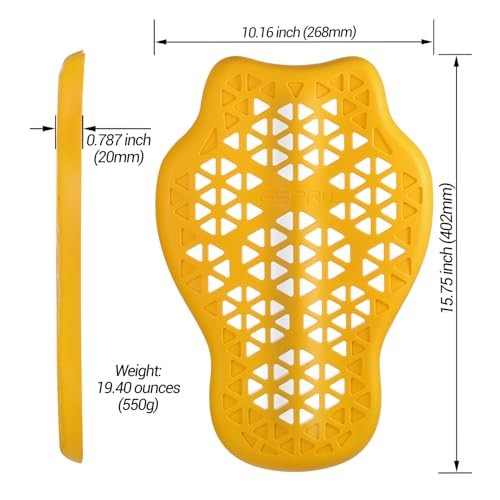 Motorcycle Armor Insert Pads CE Level 2 Motorcycle Protector CE Armor for