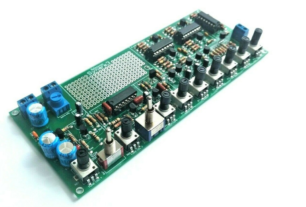 Synare-3 Kit by Helensson - UFO analog drum DIY Synth clone kit.