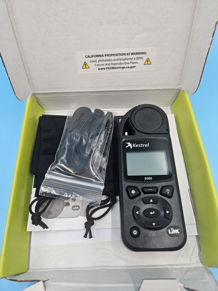 Kestrel 5000 Environmental Meter 0850LBLK With Link - Open Box