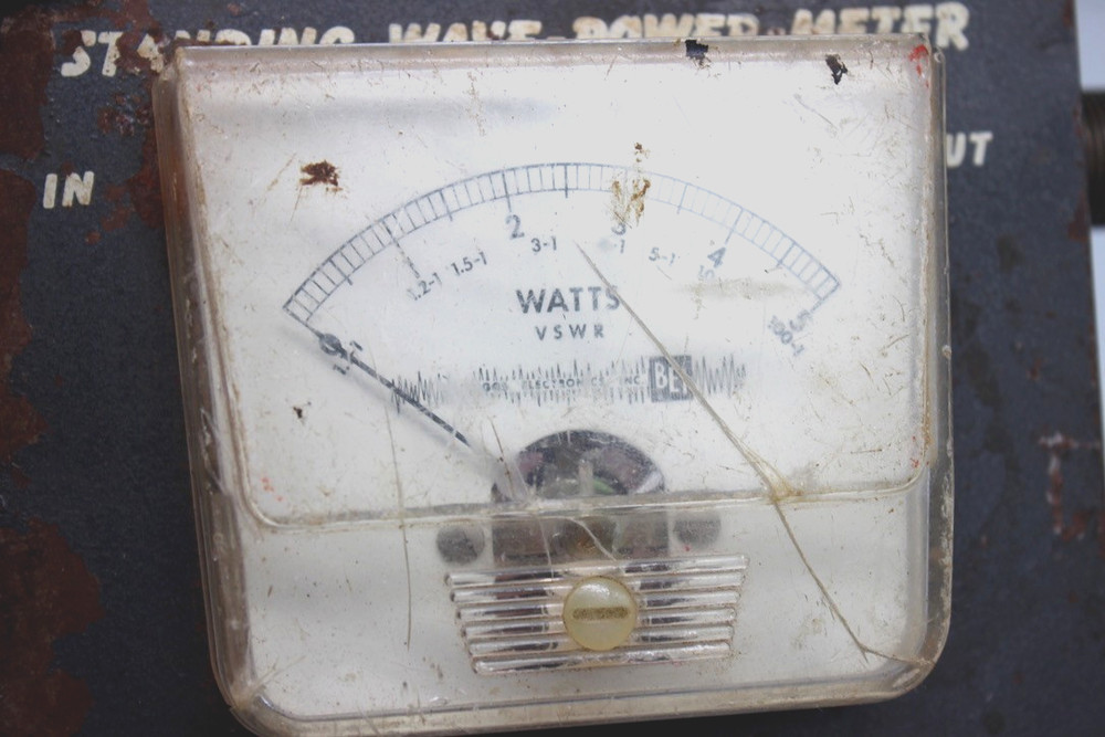 Vintage Biggs Electronics RF Wattmeter Forward Reverse CB Ham Radio Untested
