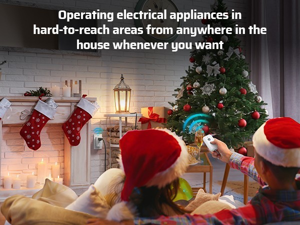 DEWENWILS Wireless Light Switch Kit Remote Control Outlet 100FT Range