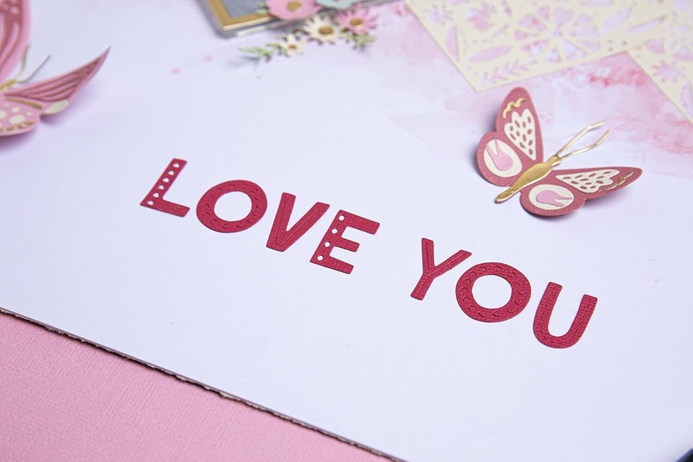 Sizzix Thinlits Patterned Butterflies Cutting Dies by Jennar 665896 NEW