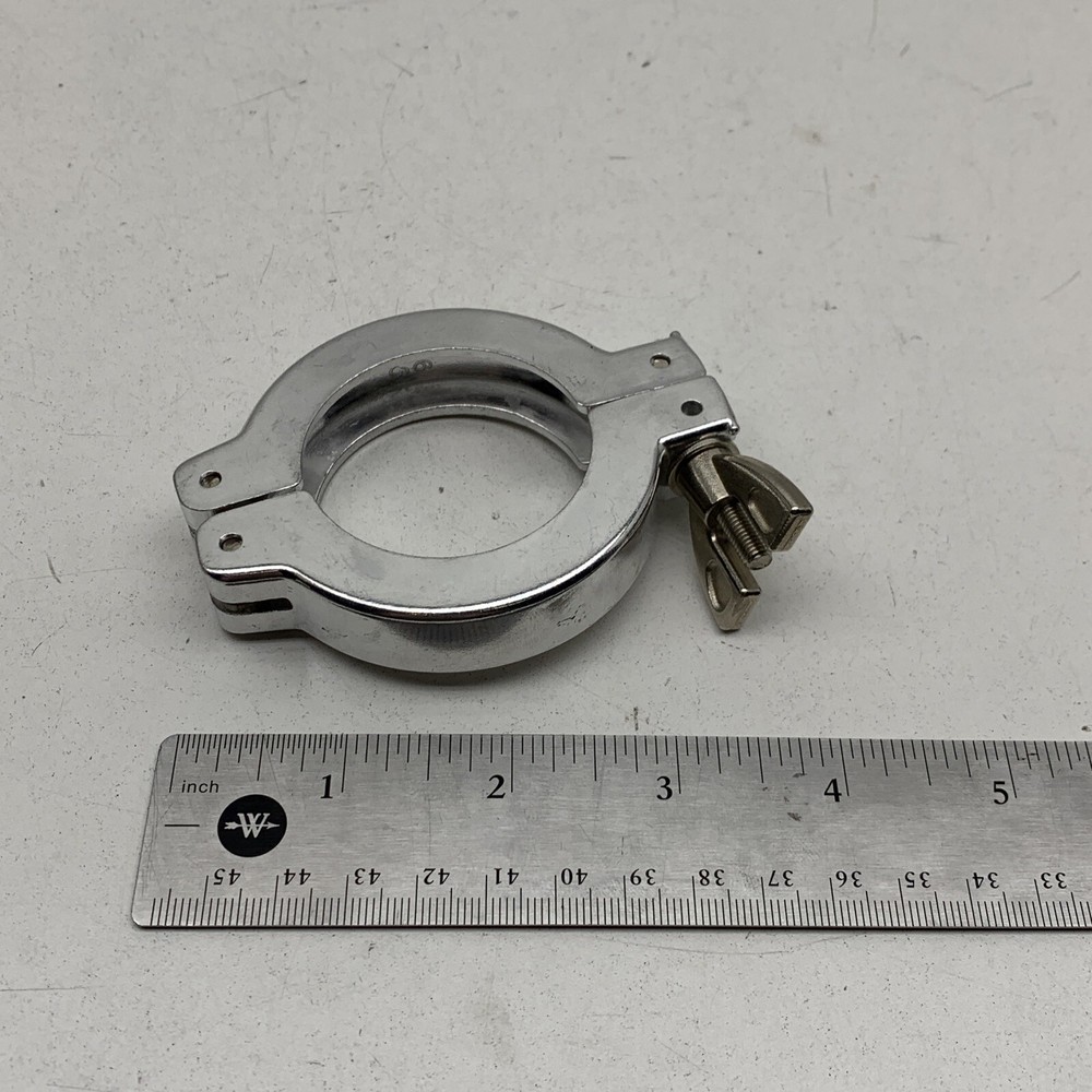 (3-Pack) Dual Hinge Sanitary Tri Clamp Fitting 2"