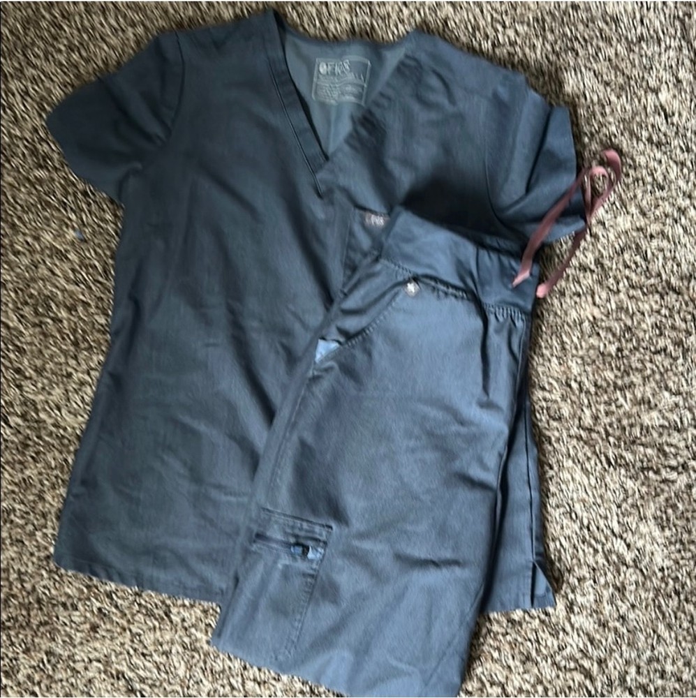 Women's Figs Scrub Set Heather Denim