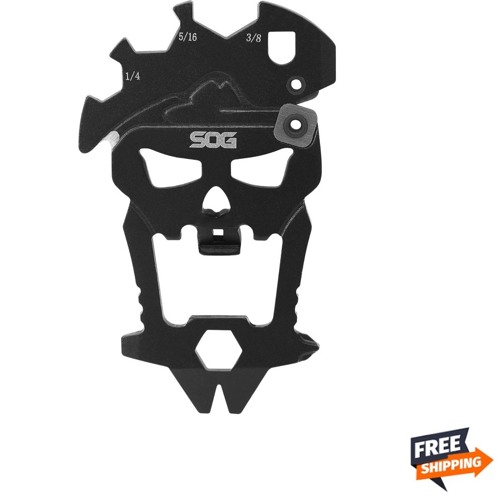 Elegant and Functional MACV Keychain Multi-Tool - Steel Utility Tool in Black