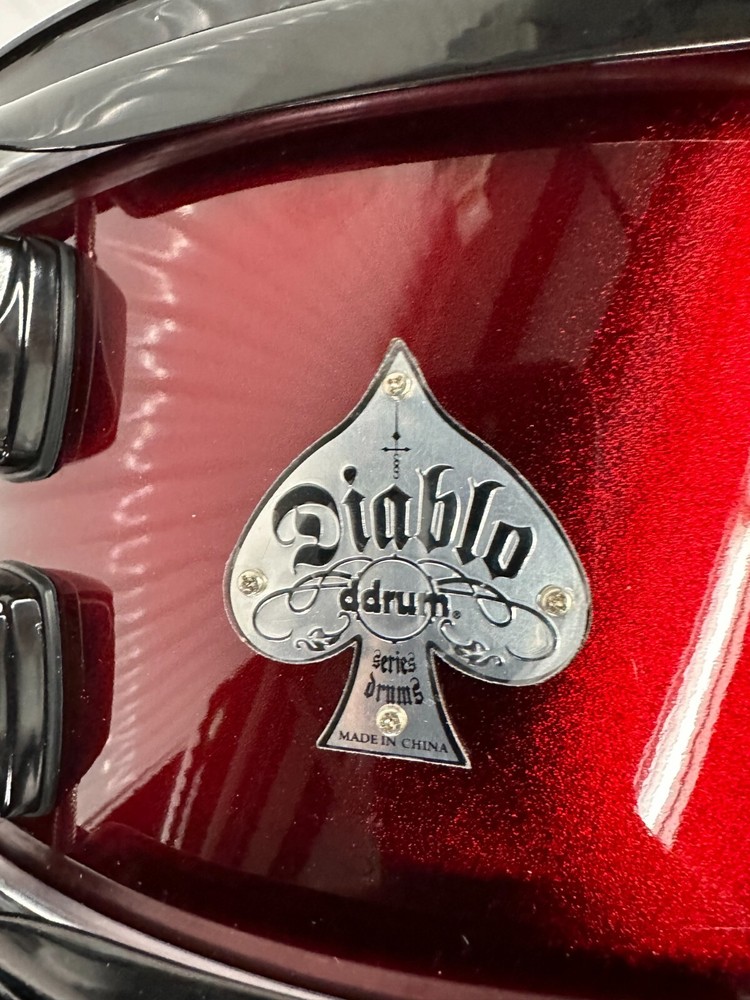 ddrum Drum Set 5-piece Kit Shell Pack Diablo Red/ Black