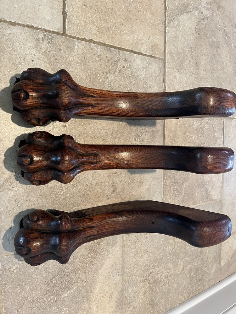 Antique Oak Table Legs (3)