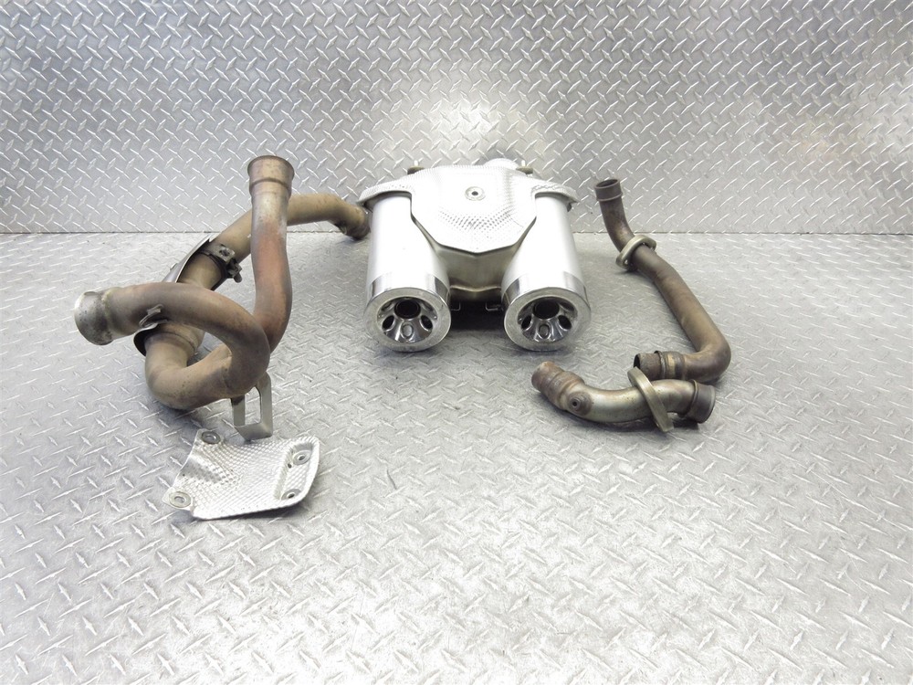 2006 04-07 Ducati Multistrada 620 M620 Exhaust Pipe Muffler Header