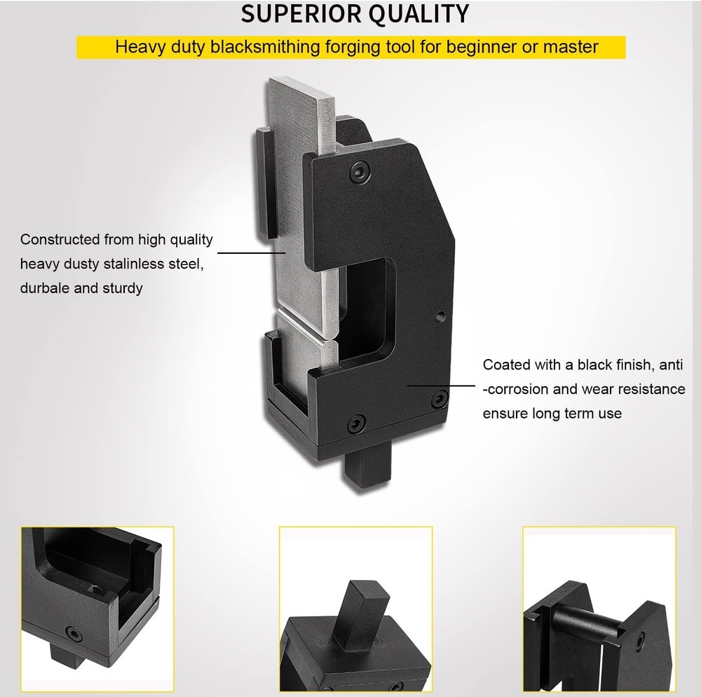 Blacksmith G2 Guillotine Tool Slash Fullering Tool for Blacksmith Tinsmith (5Pc)