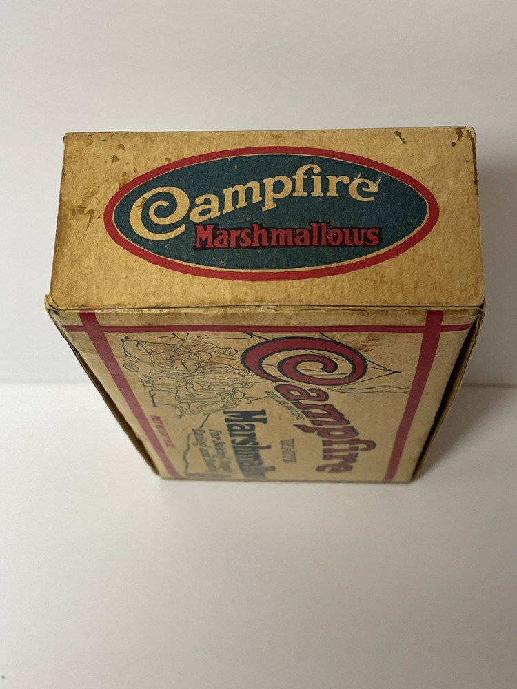 1920s-30s Campfire Marshmallows Cardboard Empty Box Extremely Rare