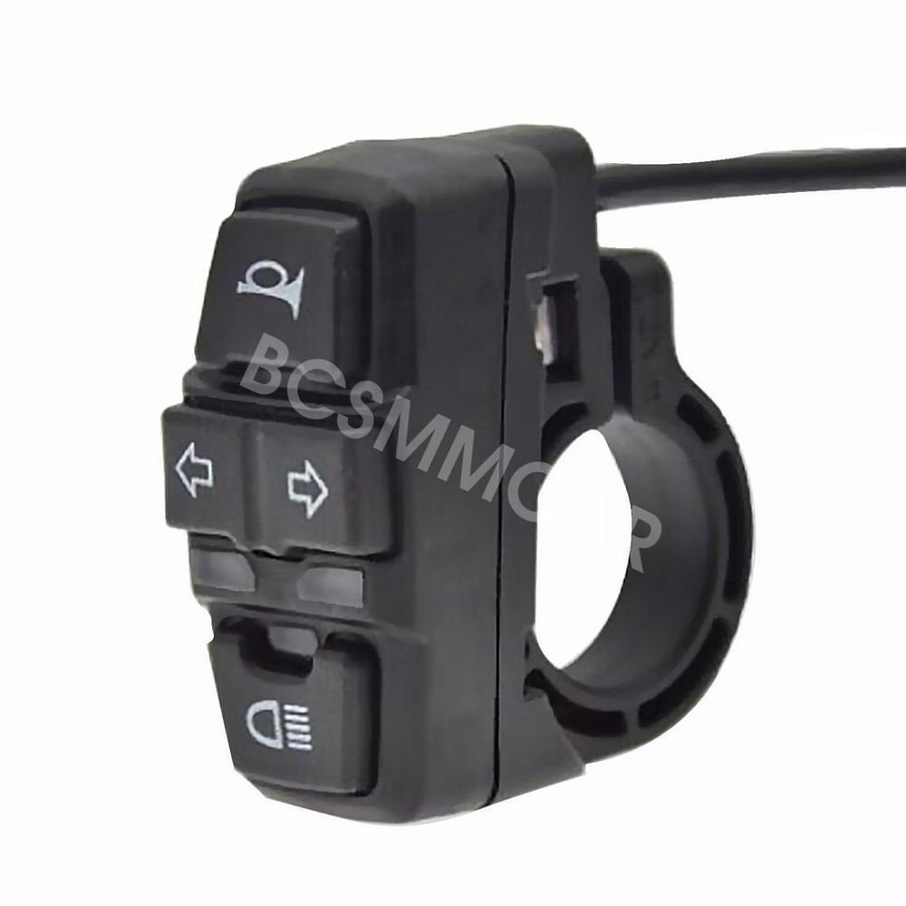 Motorcycle Handlebar HeadLight Horn Button Turn Signal Fog Light Control Switch
