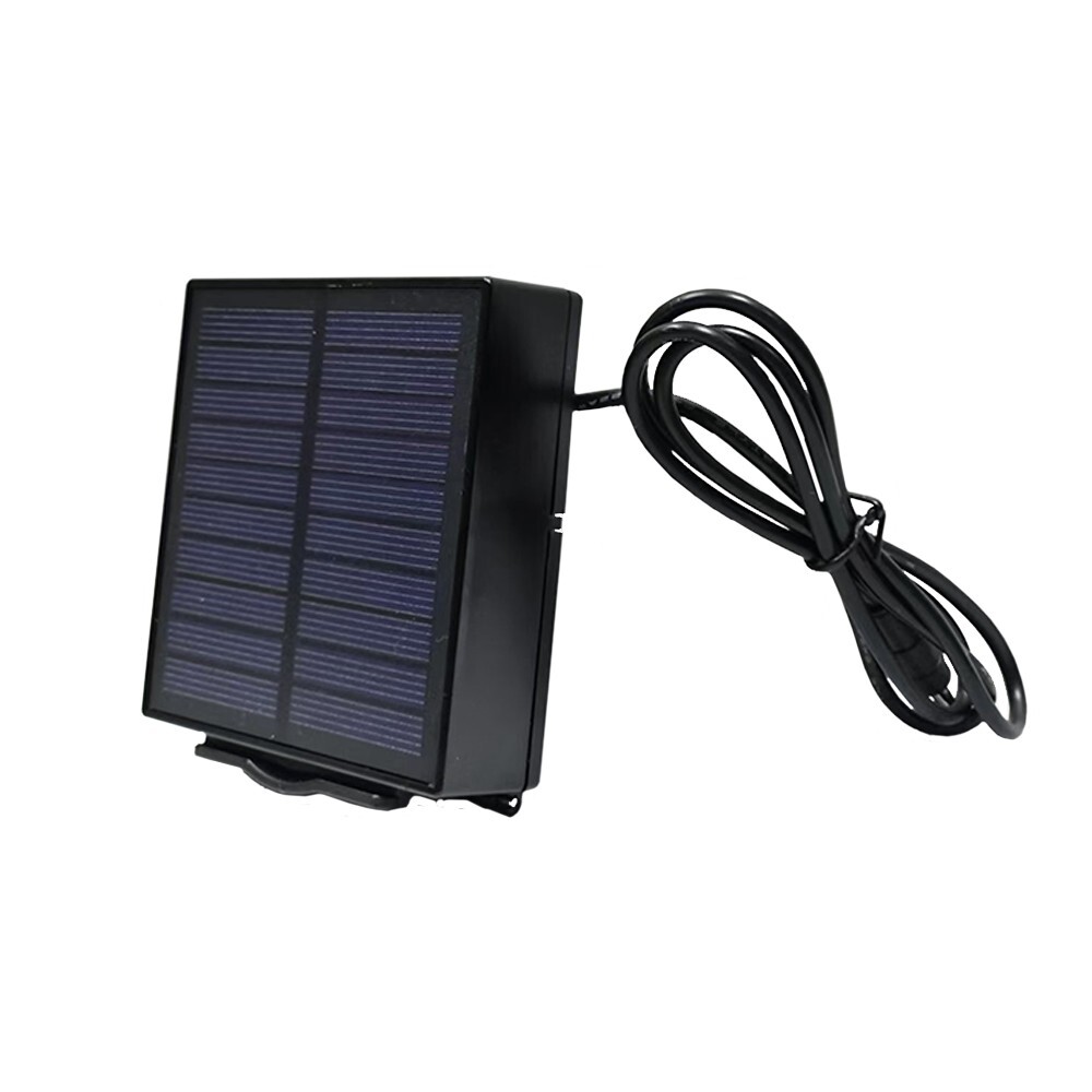 Mini solar panel DC Output Solar Charger for Hunting Camera Trail Game Camera