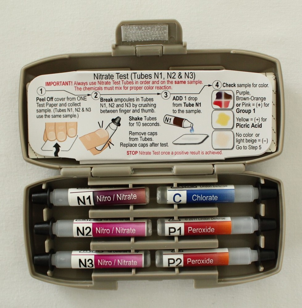 Pocket ETK Explosives Testing Kit