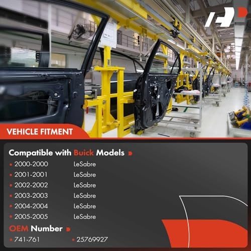 Power Window Regulator with Motor Replacement for Front Passenger Side (RH)