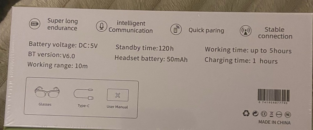 XG89 AI Wireless Glasses