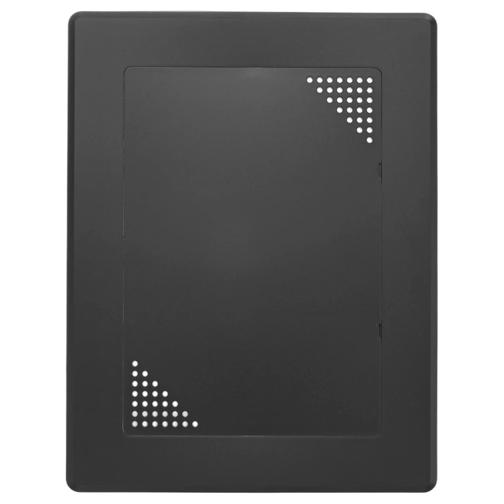1-Pack Access Panel for Drywall, 7x5" Plastic [Black, Ventilated Rectangle]