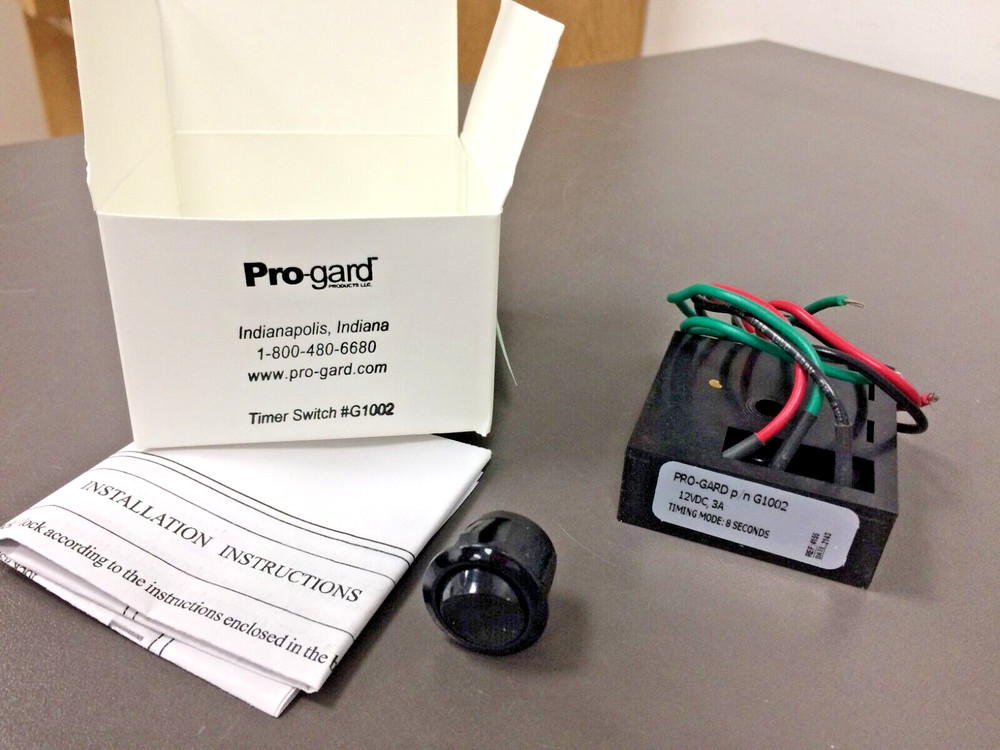 PRO-GARD Model G1002, Gun Lock, Switch, Timer, NIB w Installation Instructions