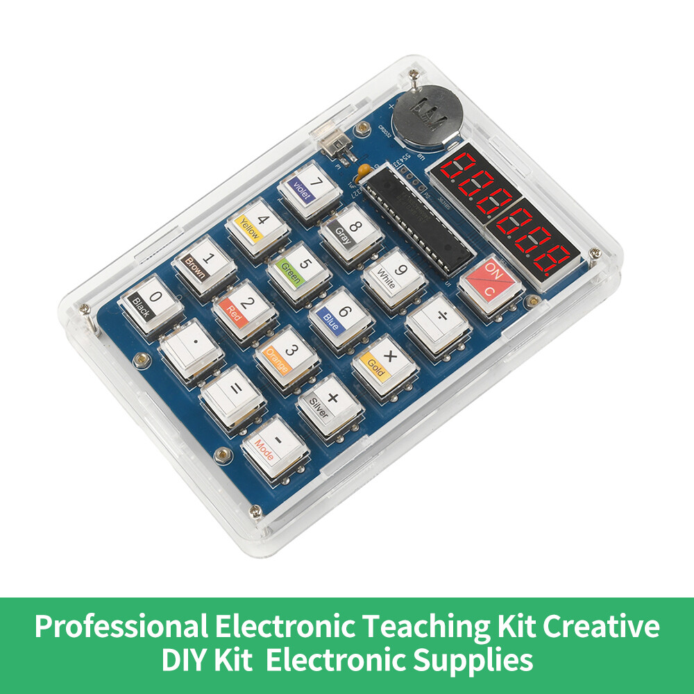 LED Display DIY Calculator Making Electronic Kit MCU Soldering Practice Project