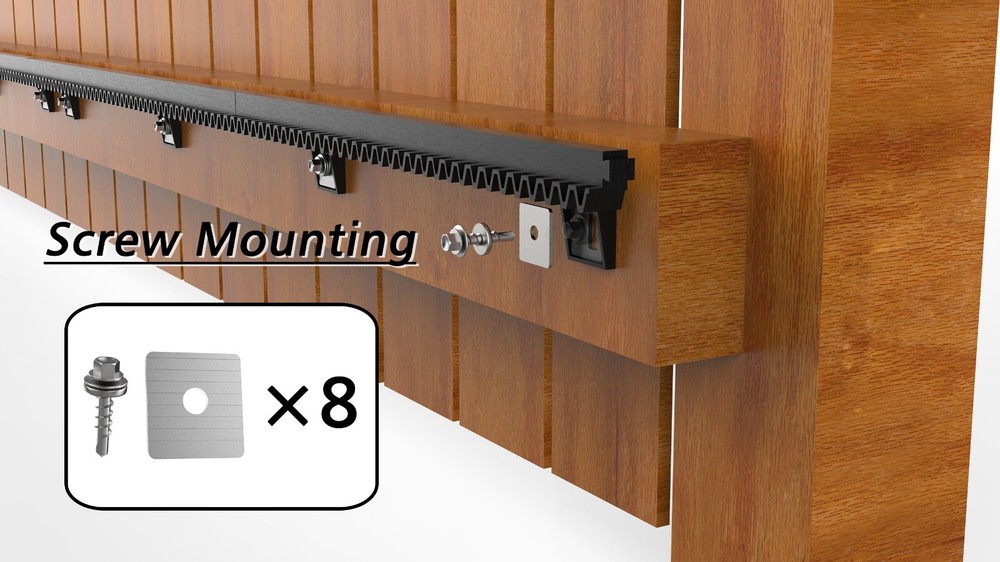 Blütezeit 900lb Automatic Sliding Gate Opener with Nylon Racks & IR Sensor