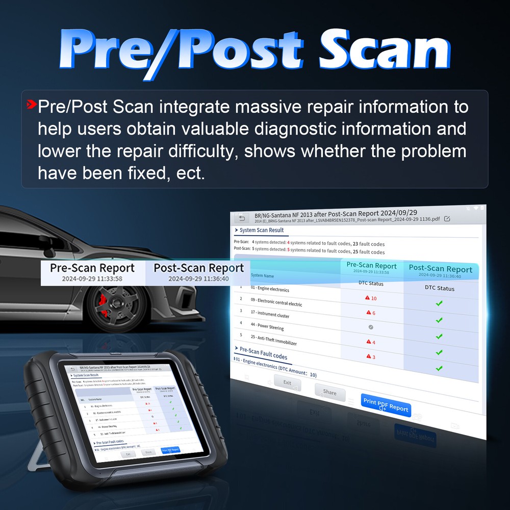 XTOOL D8S Bidirectional OBD2 Scanner Topology Map Diagnostic Tool Key Programmer