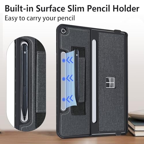 Protective Case for Microsoft Surface Pro 12 inch 2025 | Fall-Resistant Black