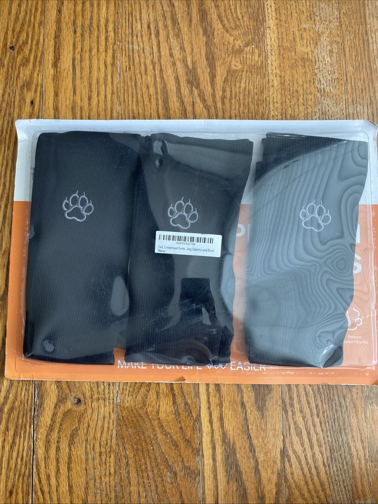 Fixic Compression Socks 3 Pcs Set L-XL - Black