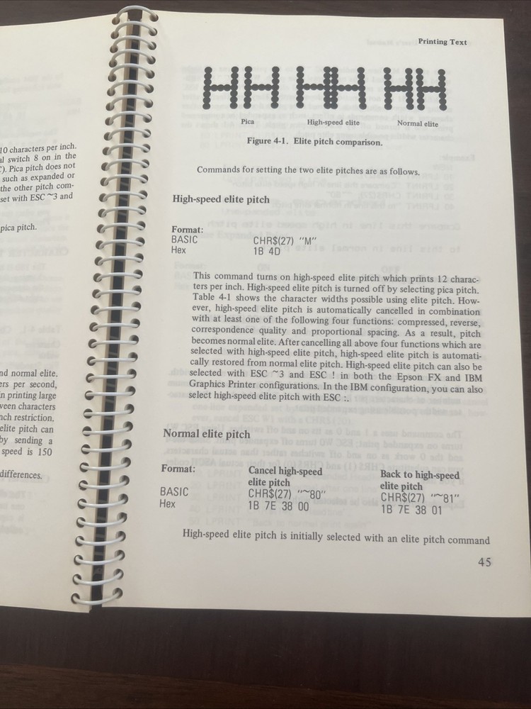 Citizen 180-D Printer - Manual / Users Guide / Instructions Book